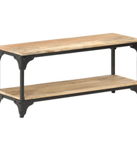 Couchtisch 90x30x40 cm Massivholz Mango
