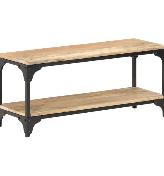 Couchtisch 90x30x40 cm Massivholz Mango
