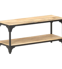 Couchtisch 90x30x40 cm Massivholz Mango