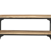 Couchtisch 90x30x40 cm Massivholz Mango