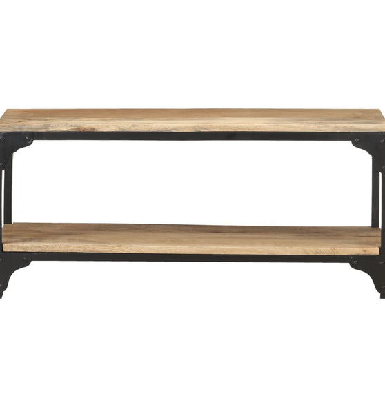 Couchtisch 90x30x40 cm Massivholz Mango