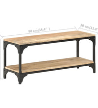 Couchtisch 90x30x40 cm Massivholz Mango