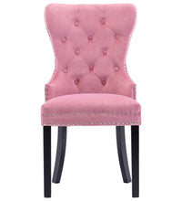 Esszimmerstühle 4 Stk. Rosa Samt