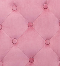 Esszimmerstühle 4 Stk. Rosa Samt