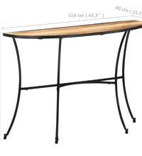 Beistelltisch 110x40x77 cm Mango Massivholz