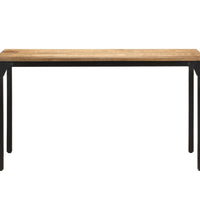 Esstisch 140x70x76 cm Raues Mangoholz