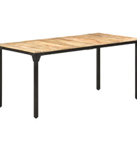 Esstisch 160x80x76 cm Raues Mangoholz