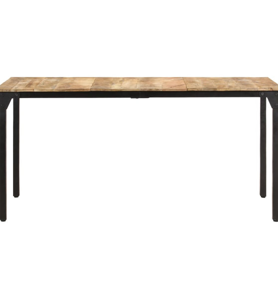 Esstisch 160x80x76 cm Raues Mangoholz