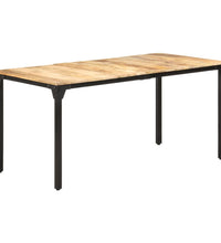 Esstisch 160x80x76 cm Raues Mangoholz