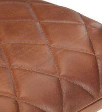 Freischwinger 2 Stk. Braun Echtleder