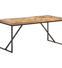 Esstisch 160x70x76 cm Massivholz Akazie und Mango