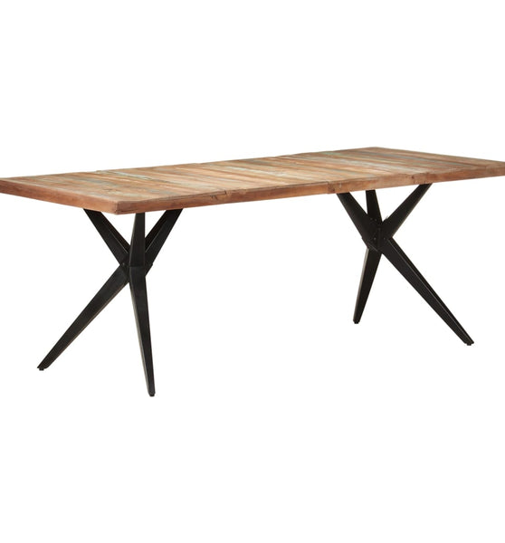 Esstisch 200x90x76 cm Altholz Massiv