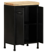 Sideboard 47x35x76 cm Raues Mangoholz