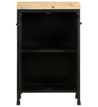 Sideboard 47x35x76 cm Raues Mangoholz