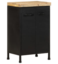 Sideboard 47x35x76 cm Raues Mangoholz