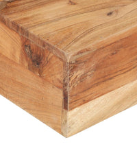 Couchtisch 80x80x28 cm Massivholz Akazie