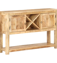 Sideboard 120x30x76 cm Raues Mangoholz