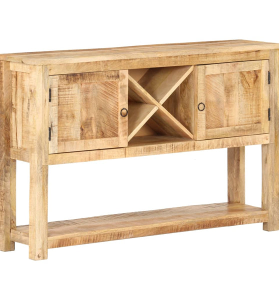 Sideboard 120x30x76 cm Raues Mangoholz