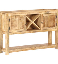 Sideboard 120x30x76 cm Raues Mangoholz