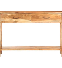 Sideboard 110x30x75 cm Massivholz Akazie