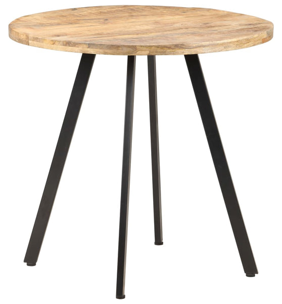 Esstisch 80 cm Raues Mangoholz