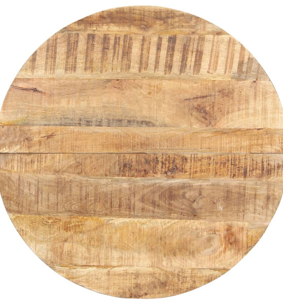 Esstisch 80 cm Raues Mangoholz