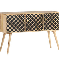 Sideboard 118x35x75 cm Massivholz Mango