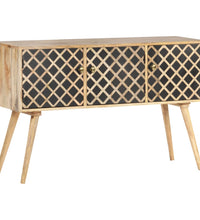 Sideboard 118x35x75 cm Massivholz Mango