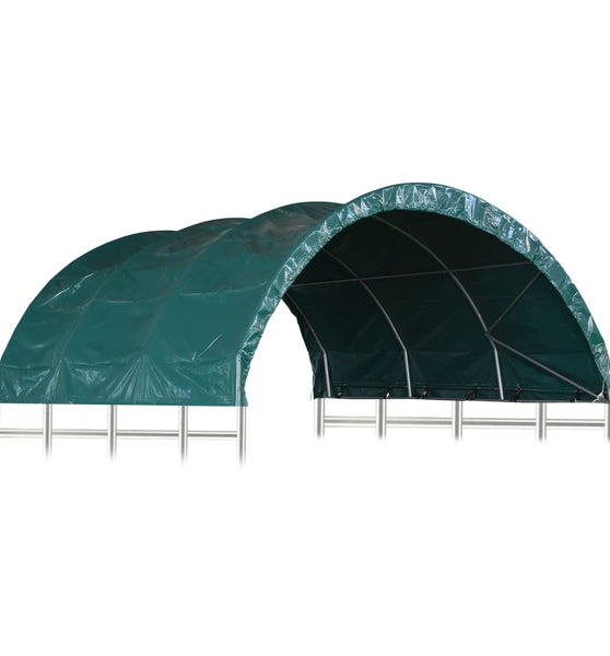 Weidezelt PVC 3,7x3,7 m Grün