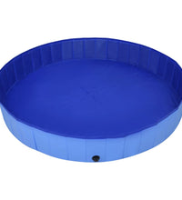Hundepool Faltbar Blau 200x30 cm PVC