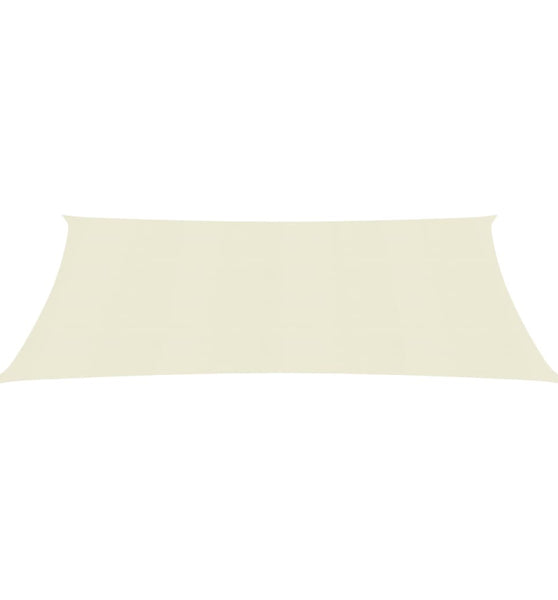 Sonnensegel 160 g/m² Creme 3x6 m HDPE