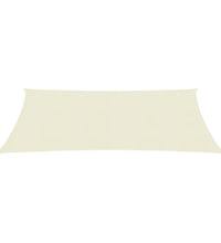 Sonnensegel 160 g/m² Creme 3,5x4,5 m HDPE