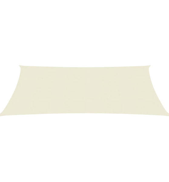 Sonnensegel 160 g/m² Creme 4x7 m HDPE