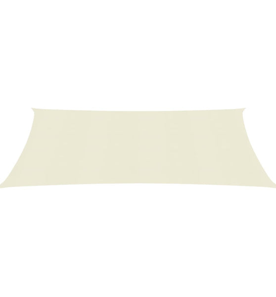 Sonnensegel 160 g/m² Creme 5x8 m HDPE