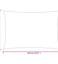 Sonnensegel 160 g/m² Rechteckig Hellgrün 2x3,5 m HDPE