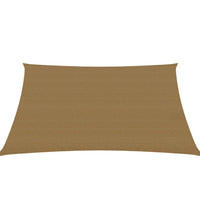 Sonnensegel 160 g/m² Taupe 2,5x2,5 m HDPE