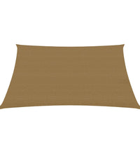 Sonnensegel 160 g/m² Taupe 4,5x4,5 m HDPE