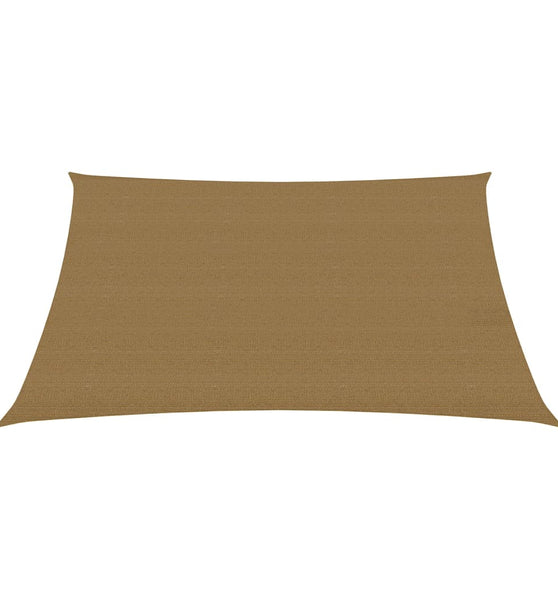 Sonnensegel 160 g/m² Taupe 4,5x4,5 m HDPE