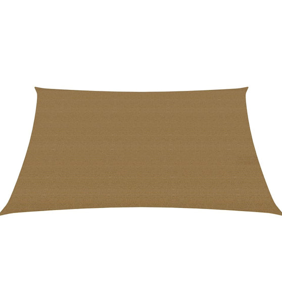 Sonnensegel 160 g/m² Taupe 5x5 m HDPE