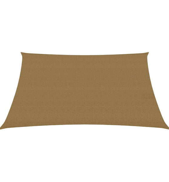 Sonnensegel 160 g/m² Taupe 2x2,5 m HDPE