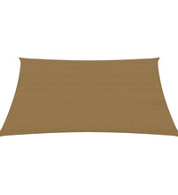 Sonnensegel 160 g/m² Taupe 2x3 m HDPE