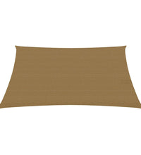 Sonnensegel 160 g/m² Taupe 2x3,5 m HDPE