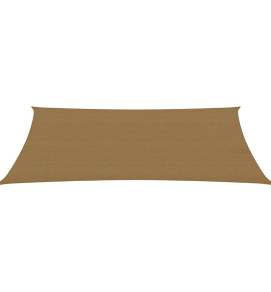 Sonnensegel 160 g/m² Taupe 2x5 m HDPE