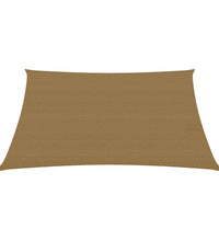 Sonnensegel 160 g/m² Taupe 2,5x3 m HDPE