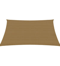 Sonnensegel 160 g/m² Taupe 2,5x3,5 m HDPE