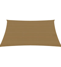 Sonnensegel 160 g/m² Taupe 2,5x4 m HDPE