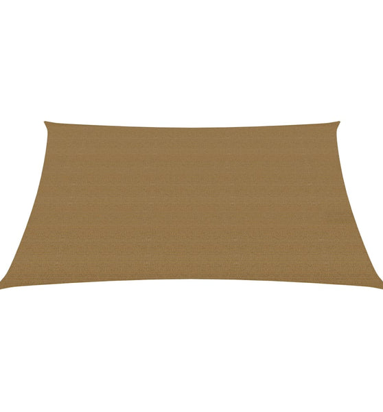 Sonnensegel 160 g/m² Taupe 2,5x4 m HDPE