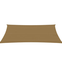 Sonnensegel 160 g/m² Taupe 2,5x4,5 m HDPE