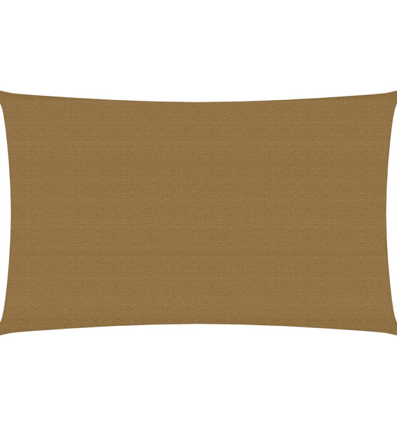 Sonnensegel 160 g/m² Taupe 2,5x5 m HDPE