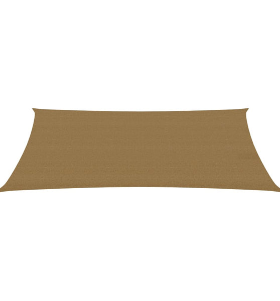 Sonnensegel 160 g/m² Taupe 3x5 m HDPE